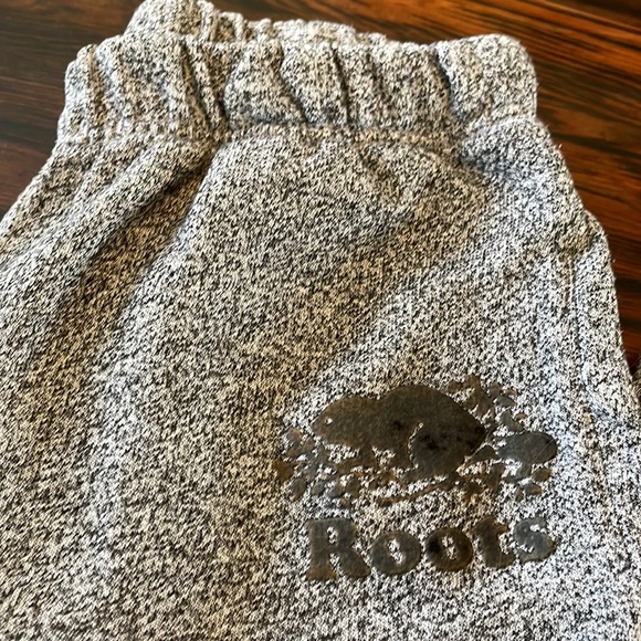 Roots salt and pepper jogger sweat pants size small. - Picture 3 of 10